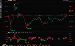 黄金日内交易分析：金价正逼近2040，阻力位2055