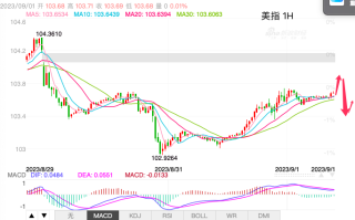 主次节奏：美指拐头上行，突破103.70则转为上涨