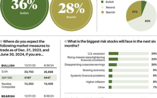 巴伦机构投资经理调查：看涨今年美股的减少，债券和黄金更受青睐