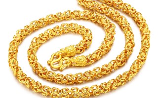150克黄金项链男款式光珠的能做多少,150克黄金项链男款式