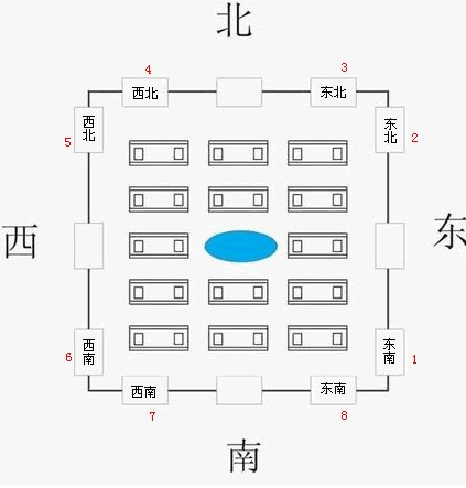 请问各位三脚金蟾如何摆放，有平面图-第1张图片-翡翠网