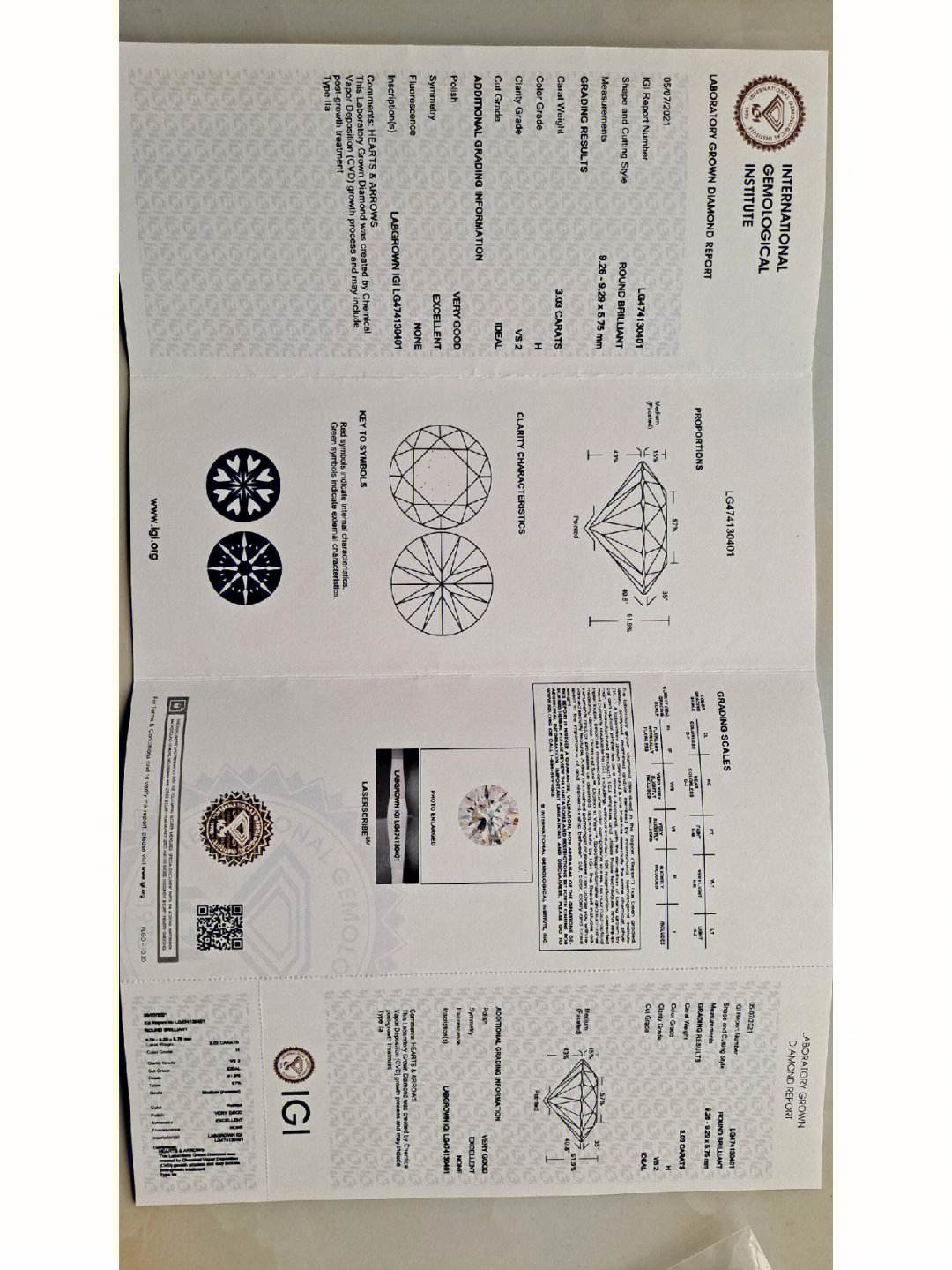 gia培育钻石证书,培育钻石证书-第2张图片-翡翠网