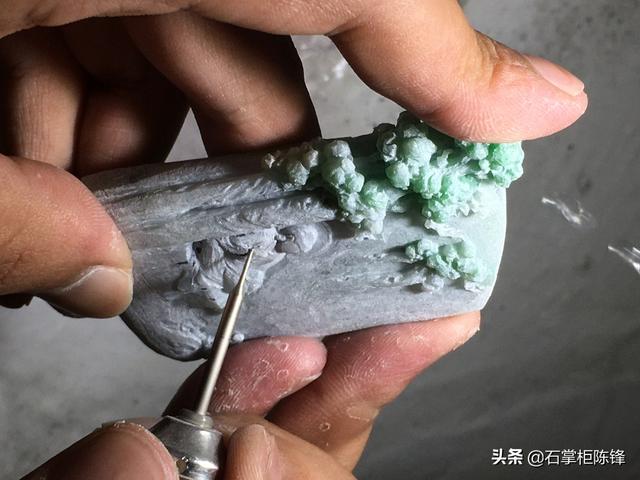 翡翠毛料原石,一叶一菩提翡翠原石图片-第5张图片-翡翠网