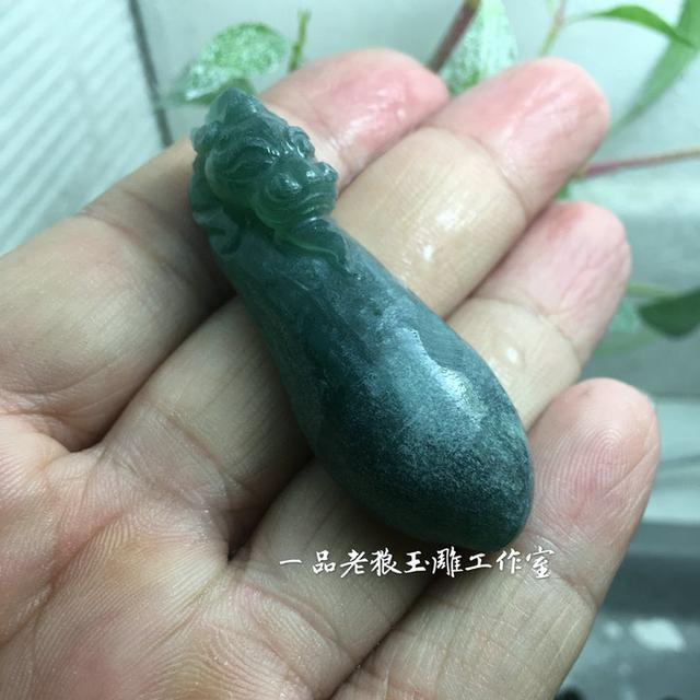 蓝水翡翠原石切开图片翡翠原石老蓝水-第10张图片-翡翠网