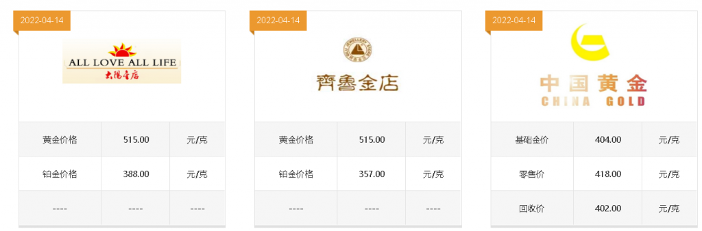 菜百今日黄金饰品价格多少钱一克,今日黄金饰品价格多少钱一克?-第2张图片-翡翠网