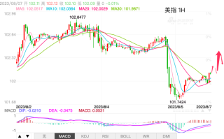 主次节奏：美指暂缓跌势反弹，日内再次受阻下落