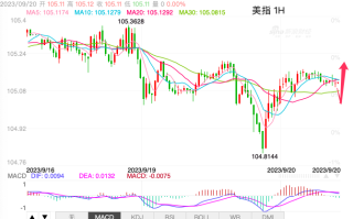 主次节奏：美指104.80获支撑反弹，日内继续向上