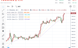多头“大爆发”！避险情绪助力金价站上1990，1分钟成交超3.5亿美元！关键关口2000美元“近在咫尺”