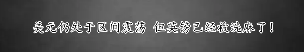 美元仍处于区间震荡 但英镑已经被洗麻了！-第1张图片-翡翠网