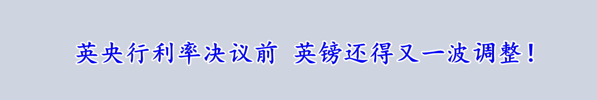 英央行利率决议前 英镑还得又一波调整！-第1张图片-翡翠网