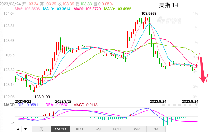 主次节奏：美指先扬后抑，再次陷入震荡回测103-第1张图片-翡翠网