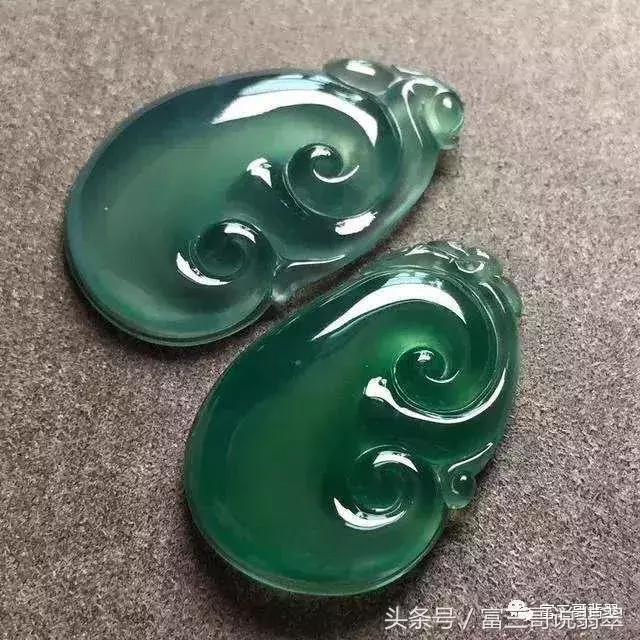 晴水底飘花翡翠手镯有棉,冰种晴水飘花-第6张图片-翡翠网