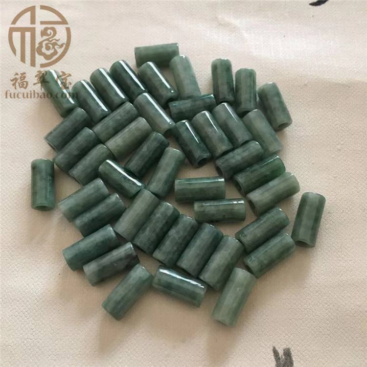 翡翠玉珠多少钱一颗,翡翠桶珠价格及图片-第1张图片-翡翠网