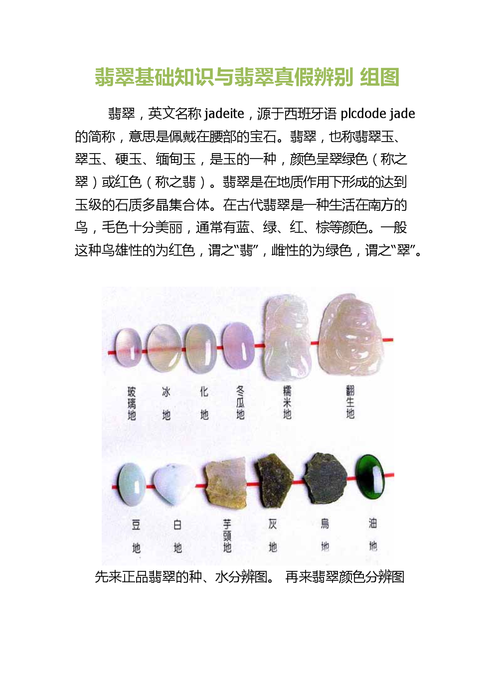 翡翠收藏入门基础知识视频,翡翠收藏入门基础知识-第2张图片-翡翠网